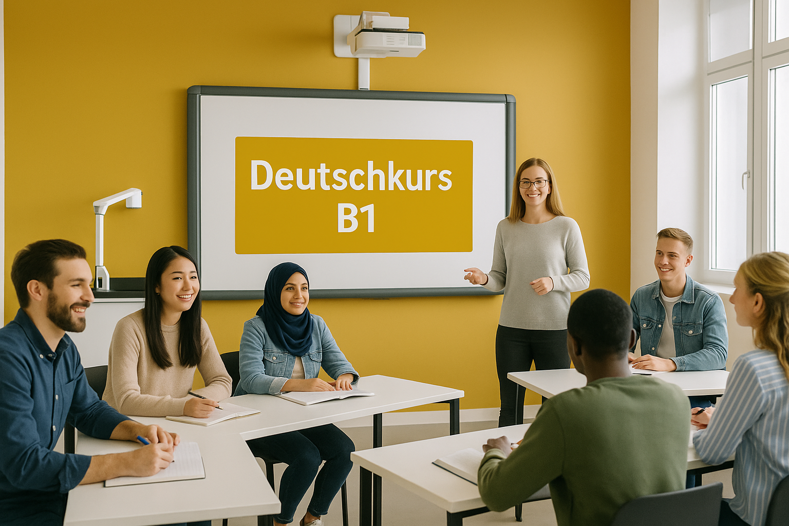 Deutschkurs B1 bei LANES Germany - Mittelstufe I für Alltag und Beruf