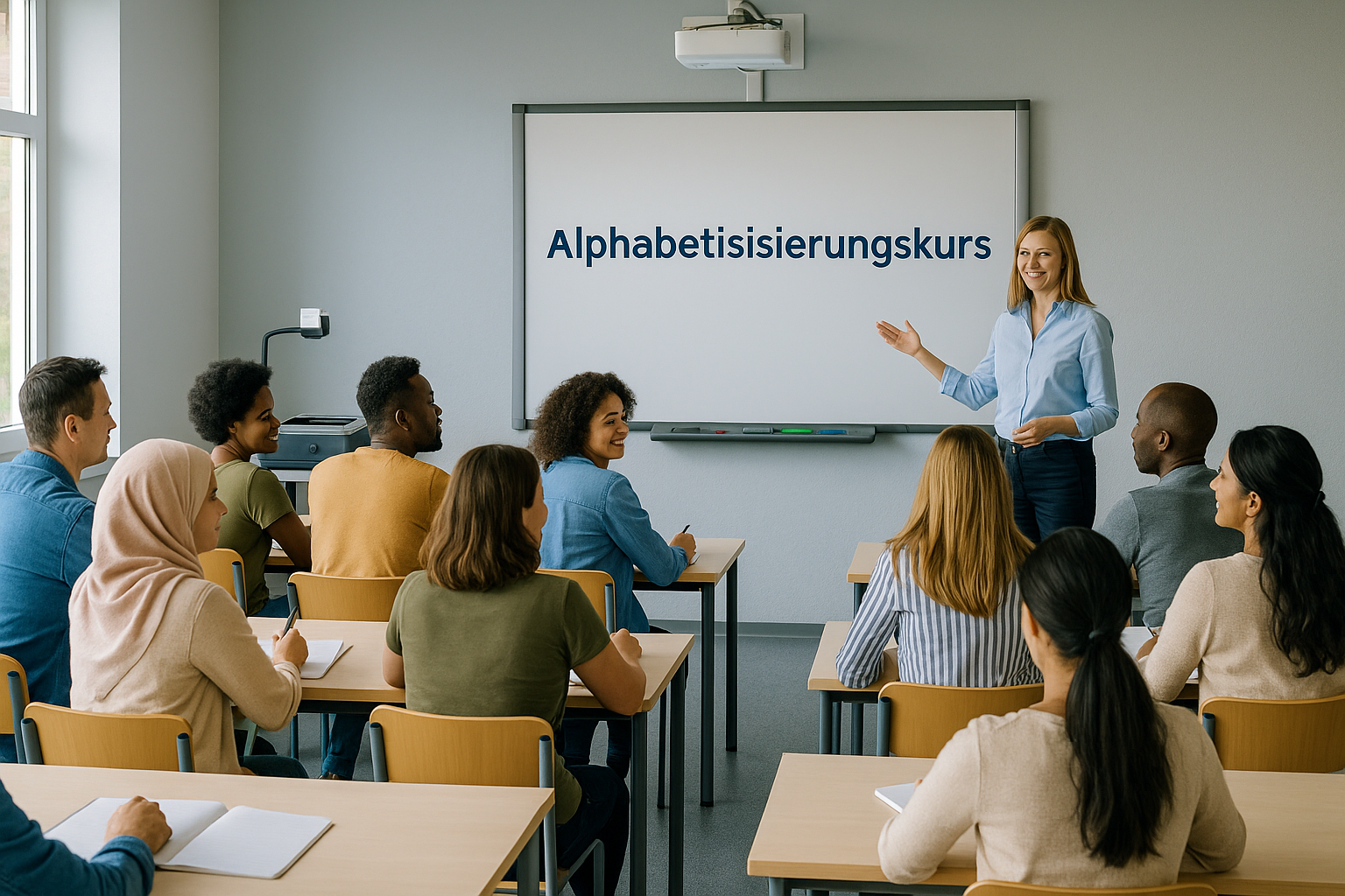 Curso de alfabetización en LANES Germany - aprender a leer y escribir