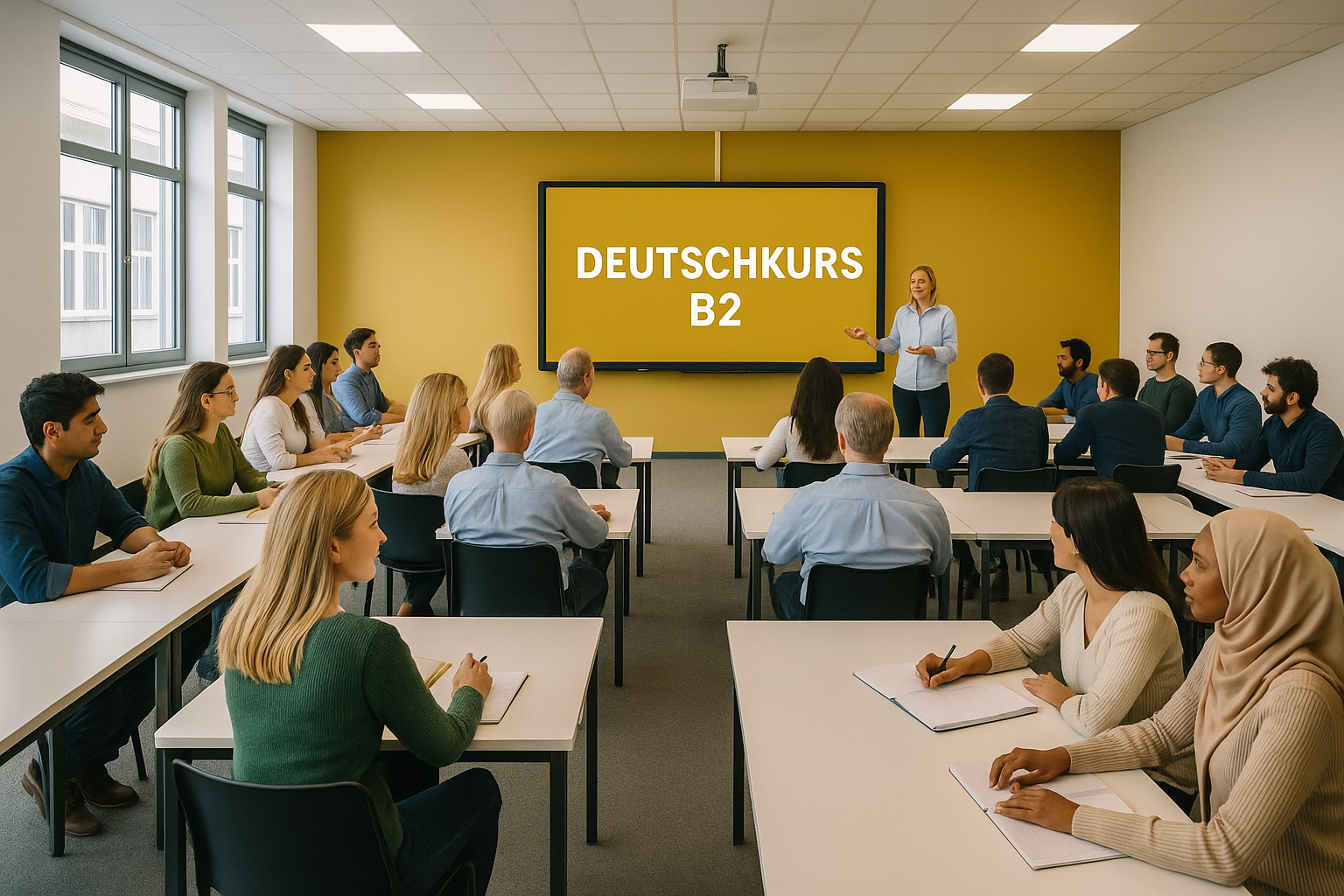 Deutschkurs B2 bei LANES Germany - Mittelstufe II für Studium und Karriere