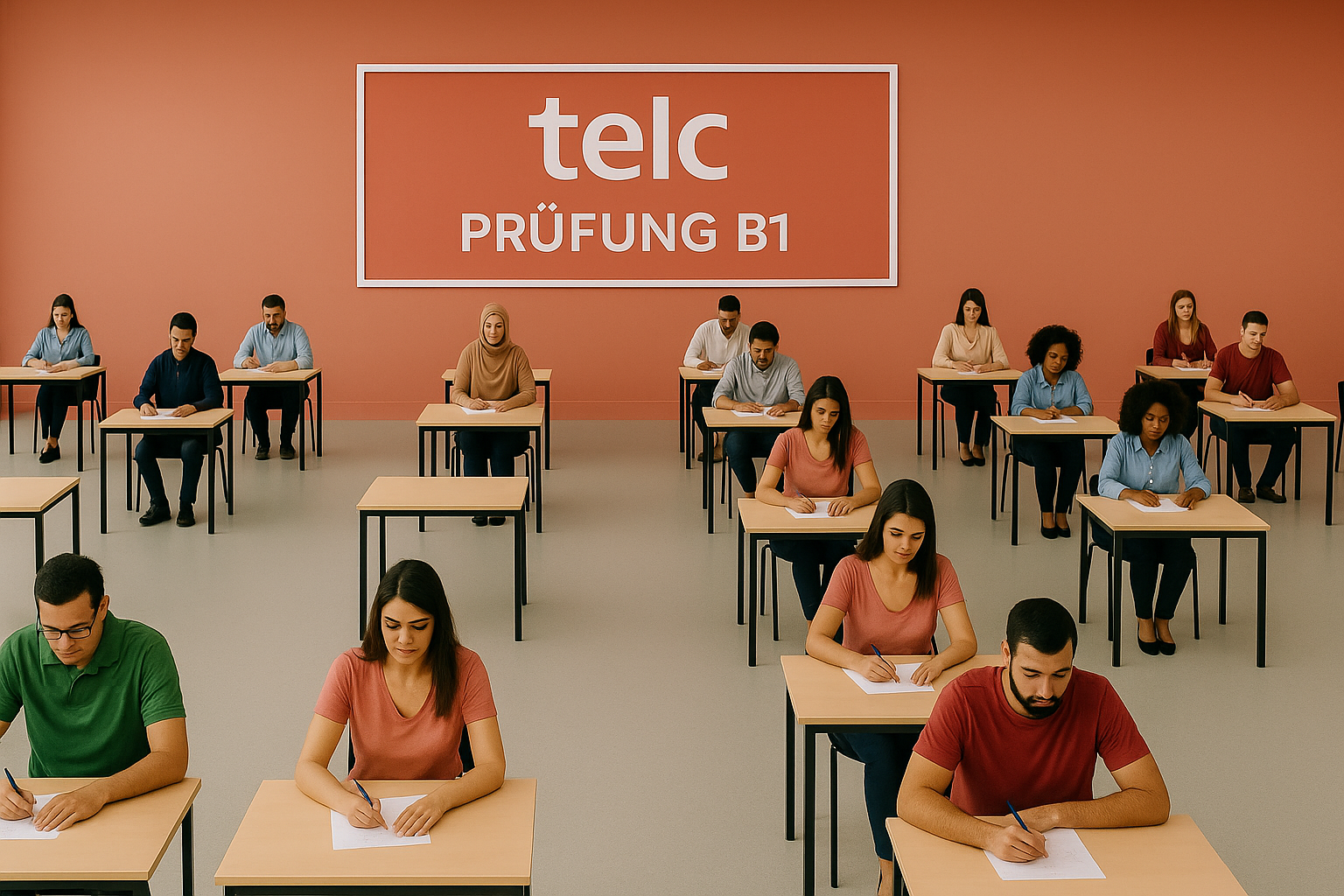 Telc B1 Prüfung - Selbständige Sprachverwendung bei LANES Prüfungszentrum